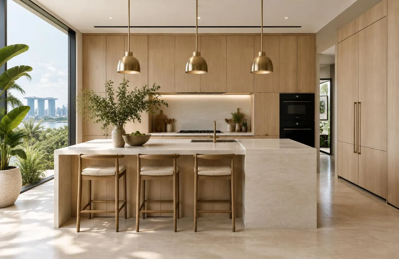 Kitchen at Sengkang Landed