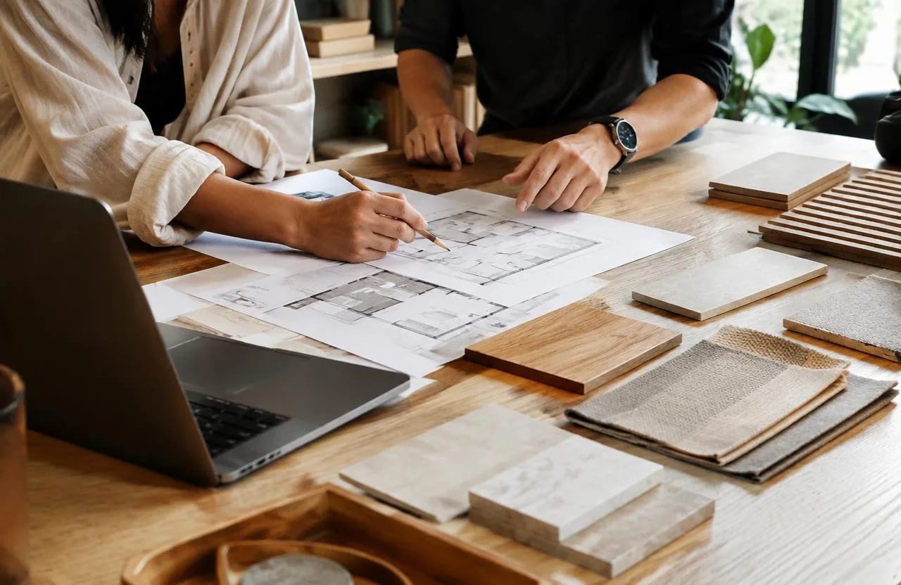 Project Management — illustrative contemporary home design